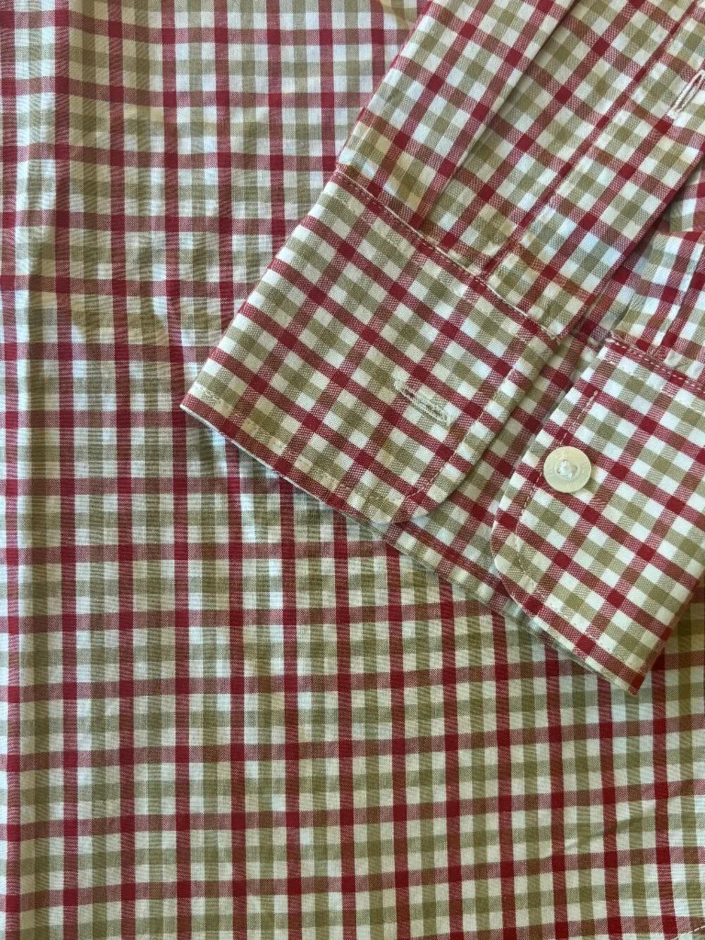 Lot of 3 J Crew Button Down Long Sleeve Plaid Mens Dress Shirts